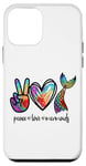 Coque pour iPhone 12 mini Peace Love and Mermaids Cute Mermaid Amoureuse Fille