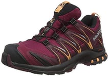 Salomon XA Pro 3D Gore-Tex Chaussures Imperméables de Trail Running pour Femme, Stabilité, Accroche, Protection longue durée, Rhododendron, 40