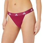 adidas Women's Tanga Thong Panties, Legacy Burgundy, M