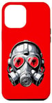 Coque pour iPhone 12 Pro Max Drapeau Albanais Albanie Homme Masque à Gaz Graphique