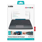 SBS Wireless Bluetooth Keyboard m. Innebygd Touchpad - Norsk Keyboard - Svart