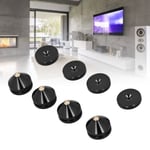 4 Set Speaker Spikes Floor Protector Metal Speaker Isolation Stand Feet Pad Set