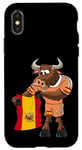 Coque pour iPhone X/XS Espagne supporter taureau