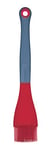 Colourworks Angled Pastry Brush / Basting Brush, Silicone, Cherry, 26 cm