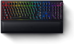 Blackwidow V3 Pro (Switches Verts) - Clavier Gamer Sans-Fil (Switches Mécaniques Clicky, Repose-Poignet, Bluetooth, Touche Média, Rgb Chroma) Clavier Us | Noir