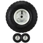 2 x 10" Pneumatic Sack Truck Trolley Wheel Barrow Tyre Tyres Heavy Duty