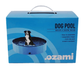 Ozami Hundebasseng 120x30 cm Blå - Hund - Hundens Apotek - Ozami