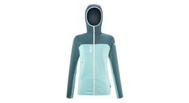 Polaire femme millet fusion grid hoodie vert