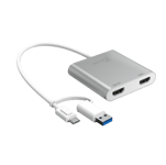 J5 – USB-C to Dual HDMI Multi-Monitor Adapter (JCA365-N)