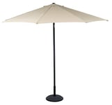 Lifetime Garden Parasol de Jardin Exterieur - Grand Parasol Plage et Balcon - ⌀300 x 300 cm - Parasol Rectangulaire Inclinable - Parasol sans Pied - Beige