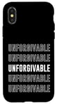 Coque pour iPhone X/XS Impardonnable