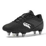 Canterbury Phoenix Raze Sol Mou Bottes de Rugby, Noir/Blanc, 37 EU