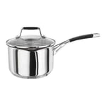 Stellar 5000 Induction Flow 18cm Draining Lid Saucepan