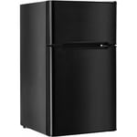 Frigo Réfrigérateur Rétro 90L Double Porte, Congélateur 27L, Refroidissement 0℃ à 10℃, Température de Congélateur -15℃, Bac Légumes, Compartiment