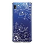 Babaco ERT GROUP mobile phone case for Samsung A10 original and officially Licensed pattern Mandalas 003 optimally adapted to the shape of the mobile phone, partially transparent