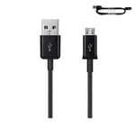 Genuine Samsung Galaxy Note 3 Official Micro USB Data Cable Charger | ECC1DU4BBE