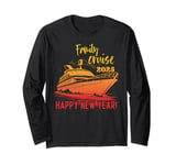 Family Cruise Happy New Year 2025 New Years Eve Party Family Long Sleeve T-Shirt