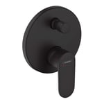 hansgrohe Vernis Blend Single lever bath mixer for concealed installation, matt black, 71466670