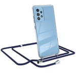 For Samsung Galaxy A52/A52s 5G Phone Case To Sling On Cord Case Blue