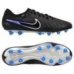 Nike Tiempo Legend 10 Pro AG-PRO Shadow - Svart/Krom/Blå - Konstgräs (AG), storlek 36