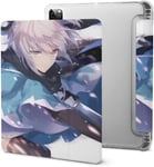 Fate Grand Order Souji Okita Ipad Pro Case 2021 Avec Plumier, Antichoc, Veille/Réveil Automatique, Housse De Protection Transparente Pour Tablette 11 Pouces