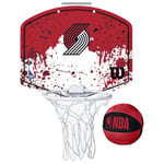  Basketball backboards Unisex, Wilson NBA Team Portland Trailblazers Mini Hoop, 