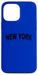 iPhone 13 Pro Max Vintage New York Black Text Apparel Case