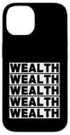 Coque pour iPhone 14 Argent Entrepeneur de richesse