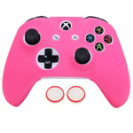 pink-Glow in Dark Soft Silicon Case Xbox One S:lle Ohjain Pelit Lisävarusteet Peliohjaimen Joystick Kotelon suojus Xbox One Slim Skinille