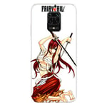 Coque pour Xiaomi Redmi Note 9S / 9 Pro Manga Fairy Tail Erza