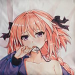 MISAKI1987 Fate/Apocrypha Astolfo Anime Dakimakura Hugging Body Pillow Case Cover 150cm X 50cm Peach Skin (B)