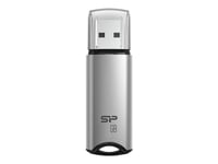 Silicon Power Marvel M02 - Usb Flash-Enhet - 64 Gb - Usb 3.2 Gen 1 - Silver