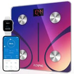 RENPHO Bathroom Scales, Digital Scales for Body Weight with High Precision Sensors, Bluetooth Weighing Scales Body Composition Monitors with App, Elis 1