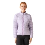 Regatta Women's Insulated Jacket Hillpack II Lightweight Padded Zip Coat, Frosted Lilac (Sunset Purple), UK 18