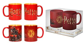 SD toys SDTWRN21950 Hp Logo Hogwarts express Set de 2 tasses harry potter, verre