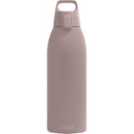 Sigg - Gourde Isotherme - Shield Therm One Dusk - Convient Aux Boissons Gazeuses - Étanche - Passe Au Lave Vaisselle - Sans BPA - Acier Inoxydable 90% Recyclé - Violet clair - 1.5L