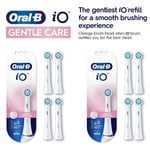 Oral-B io Braun Gentle Care Electric 8x Toothbrush Heads Twisted & Angled White