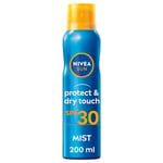 NIVEA SUN Protect & Dry Touch SPF30 Sun Mist, 200ml -