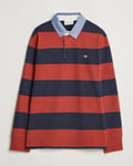 GANT Original Barstriped Heavy Rugger Iron Red