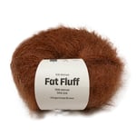 Mohair Silk Fat Fluff 25 gr Gingersnap brown A784 Adlibris