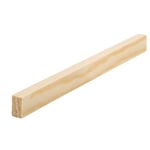 Combiwood Glattkantlist ubehandlet furu 15x34 mm natur