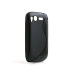 Tpu Silicone Case Cover Skin in Black for HTC Desire S