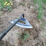 Binette,Râteau de désherbage à main trempé tout en acier, houe creuse, plantation de légumes, ferme, jardin, outils agricoles, -A