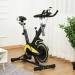 HOMCOM Upright Exercise Bike Indoor Training Cycling Machine Stationary Workout