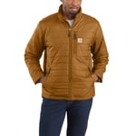 Carhartt Mens Gilliam Nylon Cordura Insulated Coat Jacket - Brown - Size 2XL