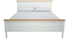 Lit adulte 140x190 cm BASTIDE coloris blanc