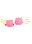 Selecta Pink Bobbins with Horseshoe Print