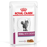 Royal Canin Veterinary Feline Renal med kylling i saus - 48 x 85 g