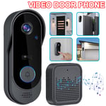 Wireless Smart Video Doorbell WiFi Security Camera Bell Phone Door Ring UK