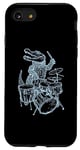 Coque pour iPhone SE (2020) / 7 / 8 Crocodile jouant de la batterie en forme de crocodile, percussion, reptile